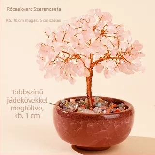 Citrin kristályfa – kínai stílus, kartonos csomagolás, ajándékhoz ideális (Anyag: Citrin; Kategória: Kristályfa; Stílus: kínai; Csomagolás: Karton)