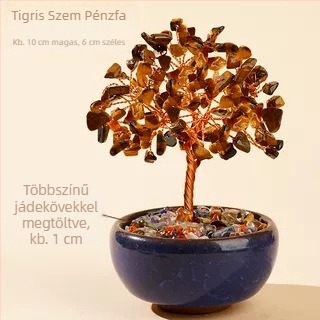 Citrin kristályfa – kínai stílus, kartonos csomagolás, ajándékhoz ideális (Anyag: Citrin; Kategória: Kristályfa; Stílus: kínai; Csomagolás: Karton)