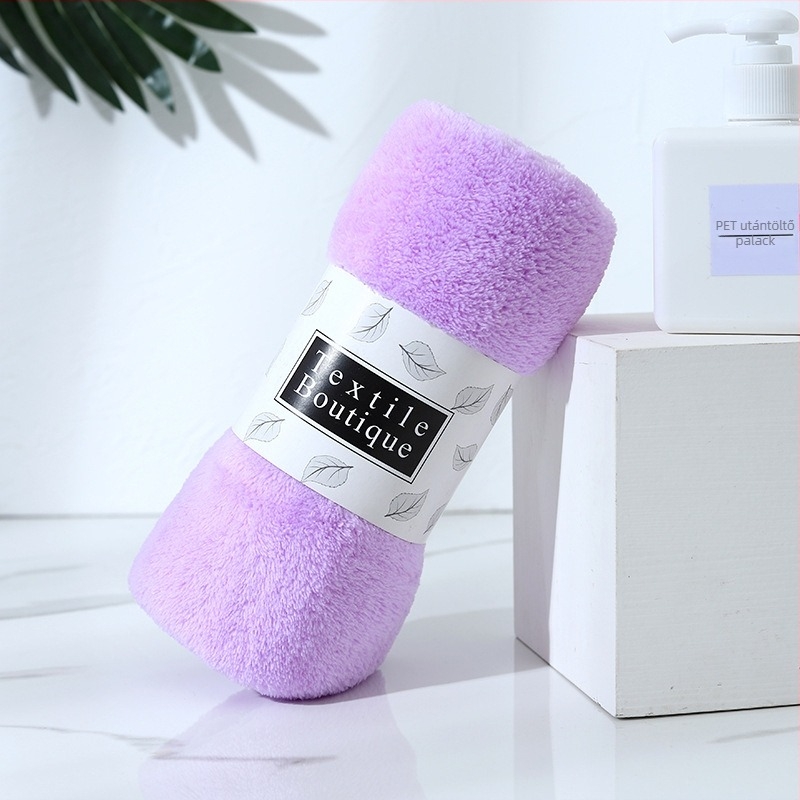 Koral fleece törölközők készlet, puha, nedvszívó, egyszínű, 5 darab