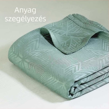 Egyszemélyes bambuszrost takaró, jéghideg selyem hatású nyári hűsítő takaró, gyerekeknek atkák elleni védelem, bambuszszén alapú törölköző-szerű paplan, vékony légkondicionáló takaró