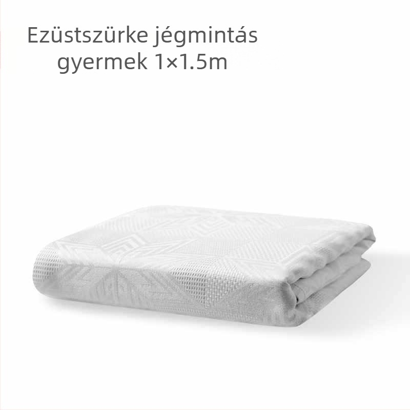 Egyszemélyes bambuszrost takaró, jéghideg selyem hatású nyári hűsítő takaró, gyerekeknek atkák elleni védelem, bambuszszén alapú törölköző-szerű paplan, vékony légkondicionáló takaró