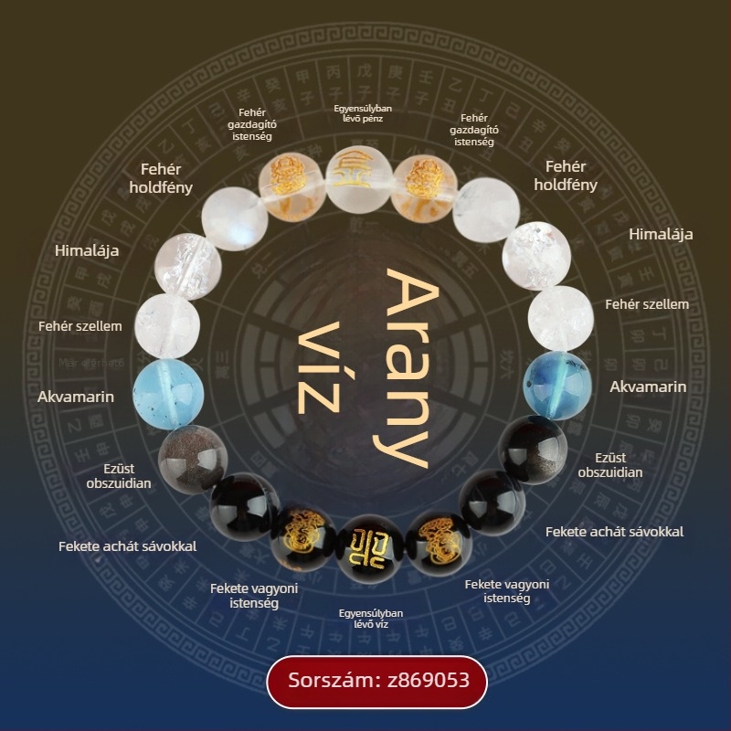 Kézzel készített kristály karkötő, geometriai dizájn, uniszex, népi stílus
