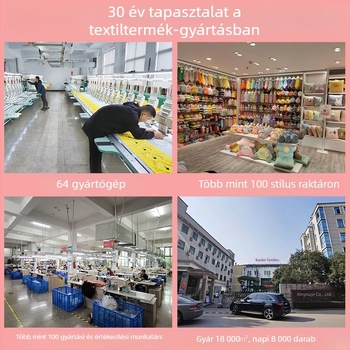 Chenille virágmintás kéztörlő, kémiai rostból, 80–100 g, 19 szál, varrt él, testreszabás lehetséges