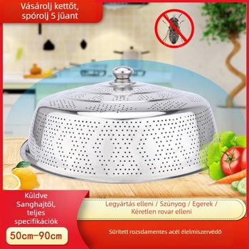 Fém ételfedő, porálló, modern letisztult stílus, 2019-ben bemutatva