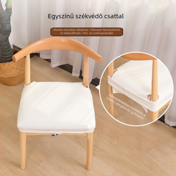Otthoni elasztikus székhuzat, krémszínű, egyszínű, karcolás elleni védelemmel, sarok- és fotel számára