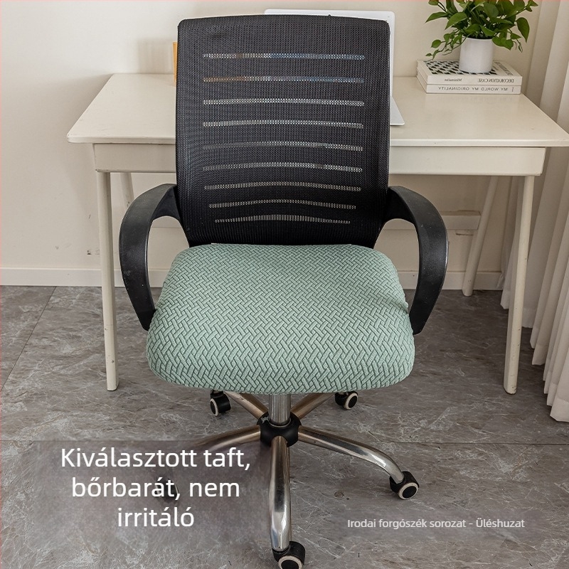 Otthoni és irodai ülésfedél, elasztikus, csúszásmentes, vízálló geometriai mintázat