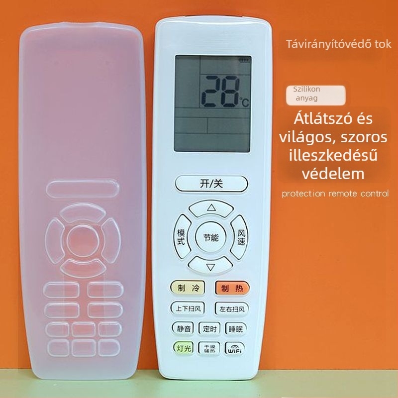 Unique szilikon távirányítóvédő Gree klímához – egyszerű, modern stílus