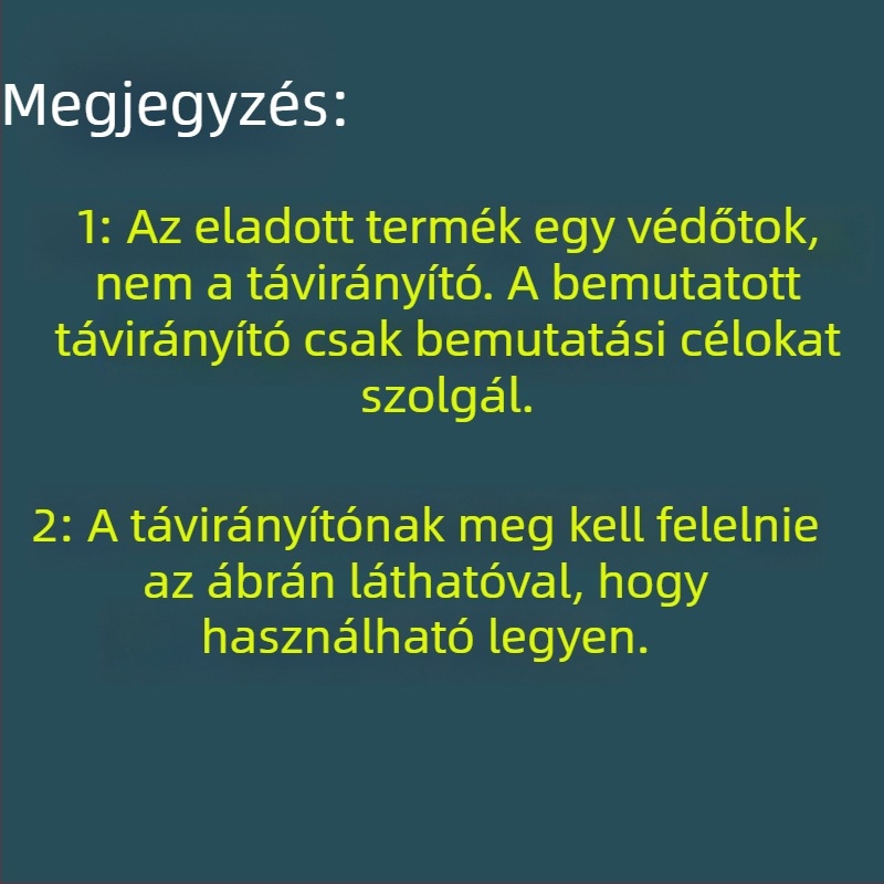 Unique szilikon távirányítóvédő Gree klímához – egyszerű, modern stílus