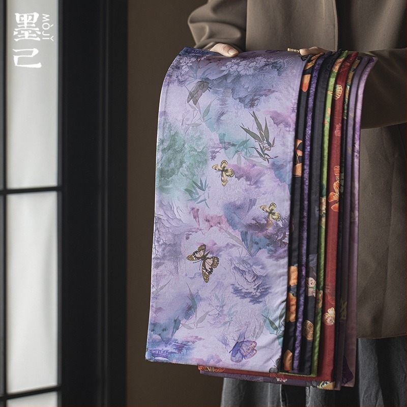 Textil tea alátét teaceremóniához, tömörített hőszigetelés, kínai stílusú bordázott felület