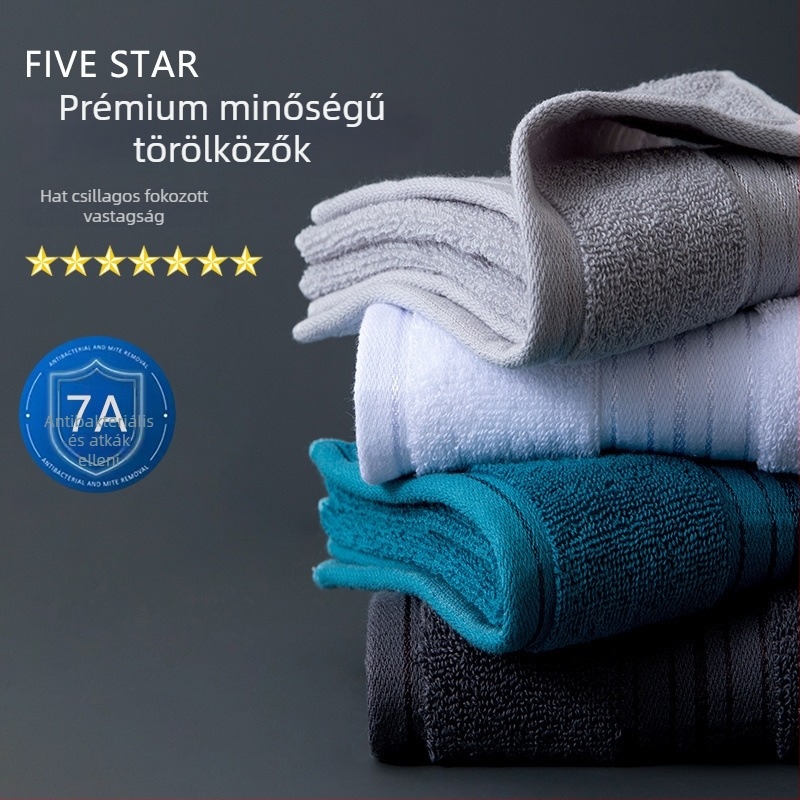 Arc törölköző hosszú szálú pamutból, uniszex, 200 g fölött, nedvszívó és szöszmentes