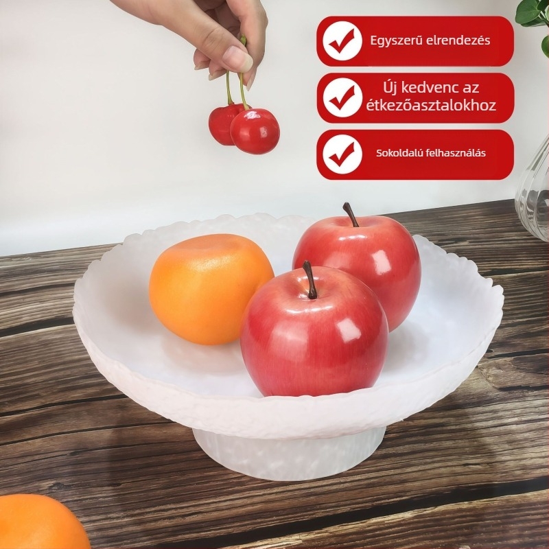 Luxury meow üveg gyümölcstál - egyszerű stílus, prémium minőség