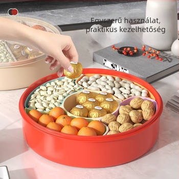 Langcheng gyümölcstál, PP anyag, modern minimál stílus, gravírozott minta, 2021 tavaszán bevezetve