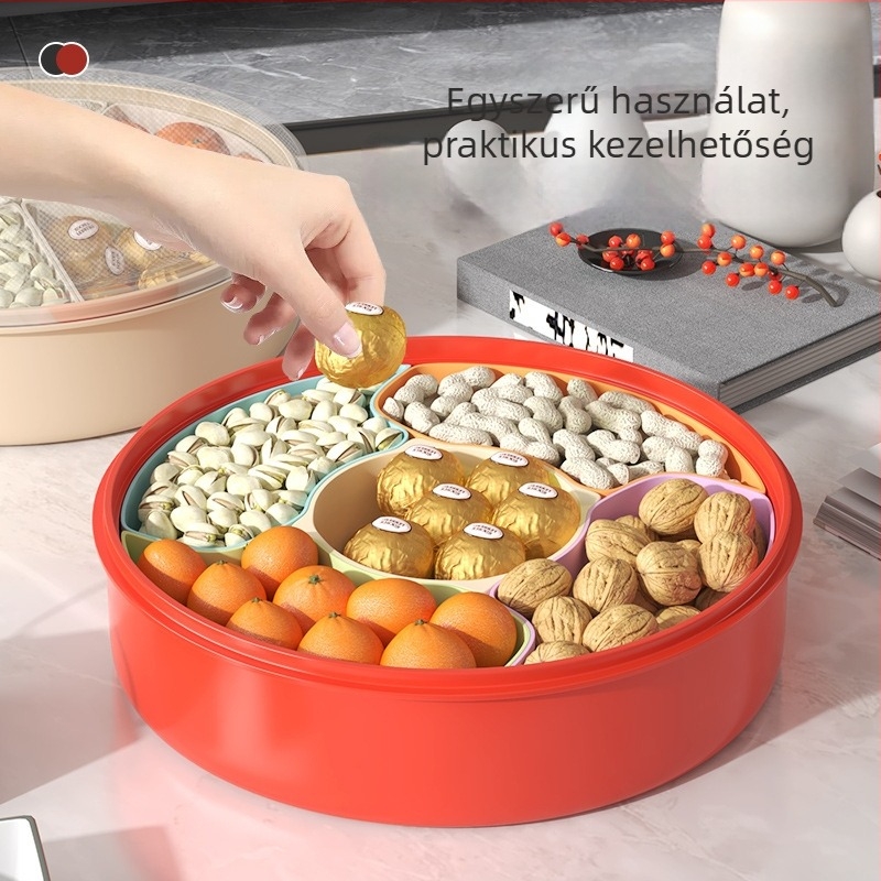 Langcheng gyümölcstál, PP anyag, modern minimál stílus, gravírozott minta, 2021 tavaszán bevezetve