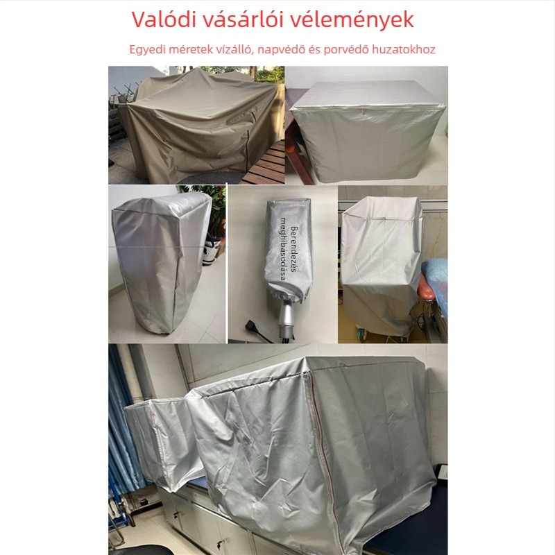 Személyre szabott porvédő és vízálló takaró gépekhez és berendezésekhez – kültéri UV védelem, bútorokra, asztalokra és székekhez