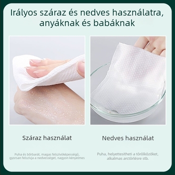 Egyszer használatos nagy tekercses arctörlő kendő, vastított kivitel, szalonminőség, fa rostból, márka Winne Fragrance