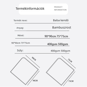 Bambuszrostos baba fürdőlepedő kapucnival, gyorsan száradó, környezetbarát anyagból, úszáshoz