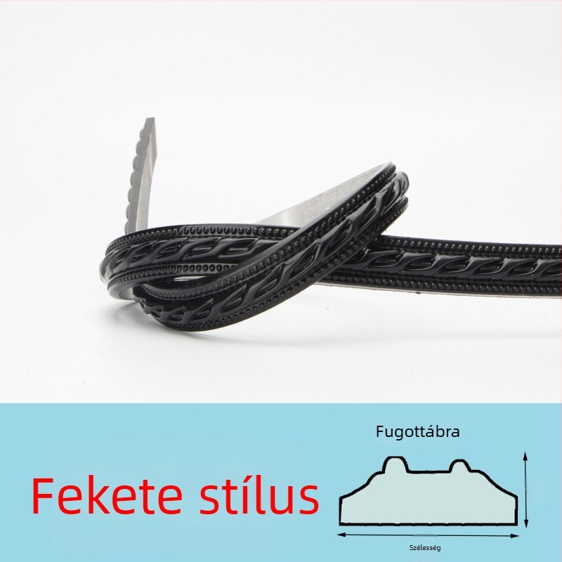 PVC öntapadós díszítő élcsík TV-háttér falhoz — modern stílus, tűzálló, vízálló, nedvességálló, korrózióálló