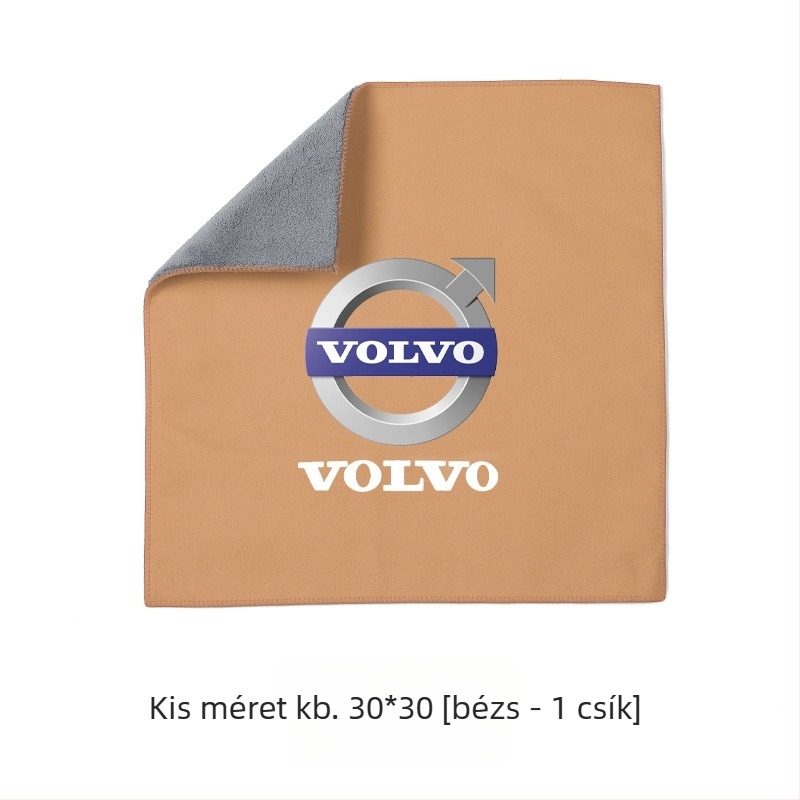 Shadow autótörölköző — szintetikus szarvasbőr, Volvo XC60, XC40, XC90, S90, S60 kompatibilis