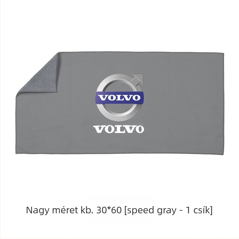 Shadow autótörölköző — szintetikus szarvasbőr, Volvo XC60, XC40, XC90, S90, S60 kompatibilis