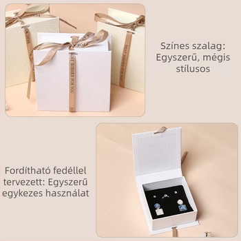 Ékszeres doboz Mountain Box — papírkarton konstrukció, csomagoló doboz, kiskereskedelmi csomagolás