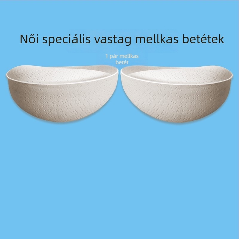 8 cm vastag külső melltartóbetét tubus-tophoz és sportmelltartóhoz, csészebetétek