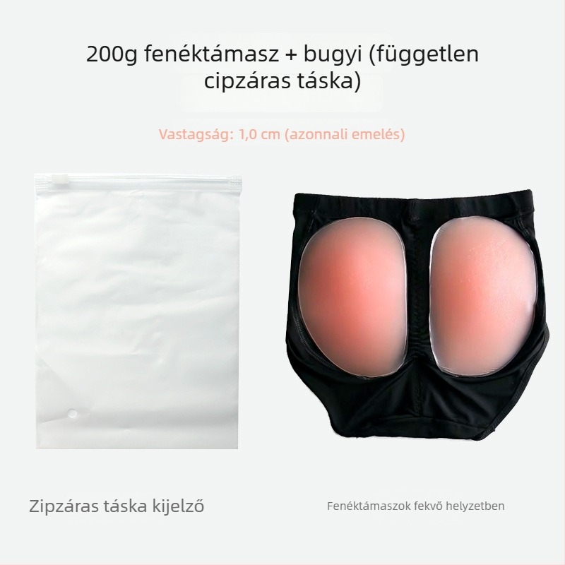 Szilikonból készült csípőemelő fehérnemű fenékpárnával, szilikon anyag, vastított kialakítás, növeli a csípő vonalát, márka Foreign Stars