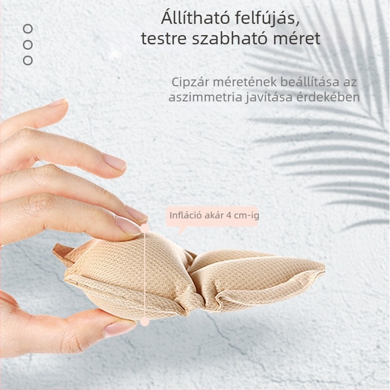 4D melltartó betét automatikus beállítással, légpárnás töltet — poliészter, vastagított töltet