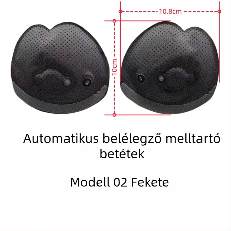 4D melltartó betét automatikus beállítással, légpárnás töltet — poliészter, vastagított töltet