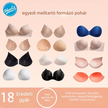 Személyre szabott melltartó párna formázott csészével kis mell számára, emelő párna, varrat nélküli, lélegző