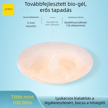 Szilikon melltapasz – láthatatlan, lélegző, perforált, gél-adhézívvel, mágneses fekete dobozos csomagolás