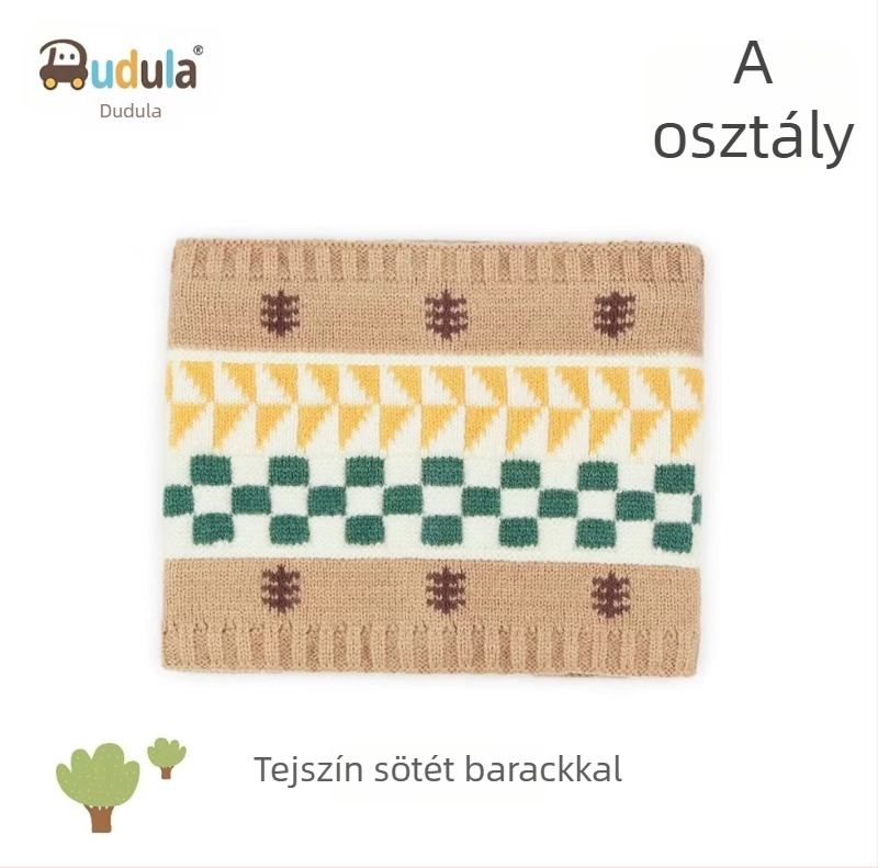 Dudula téli kötött gyerek sapka, meleg fülvédővel, 1–4 éveseknek