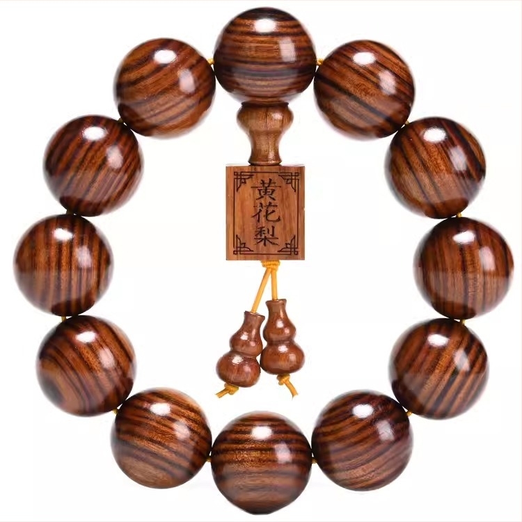 Buddha gyöngy karkötő rosewood – etnikus stílus, ideális ajándék