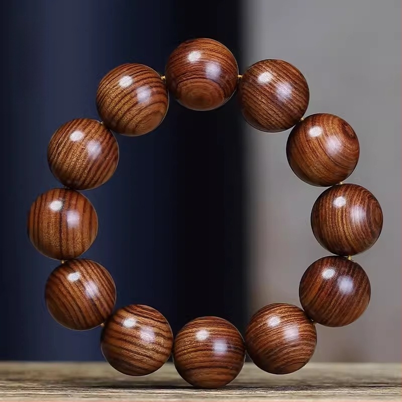 Buddha gyöngy karkötő rosewood – etnikus stílus, ideális ajándék