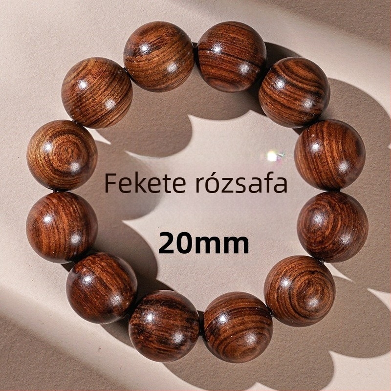 Buddha gyöngy karkötő rosewood – etnikus stílus, ideális ajándék