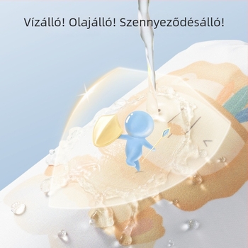 Gyermekeknek szánt vízálló ujjvédők, gyorsan száradó, anti-szennyeződés, karikatúra mintázat, poliészter anyagból, 0–8 év közötti gyermekeknek, egész éves használatra