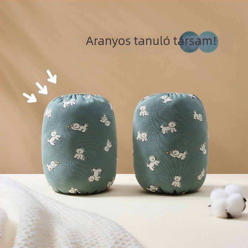 Gyerekeknek készült pamut ujjvédők, A osztály, anti-fouling és foltálló, őszi-téli, uniszex, mesefigurás minta, 7–14 év