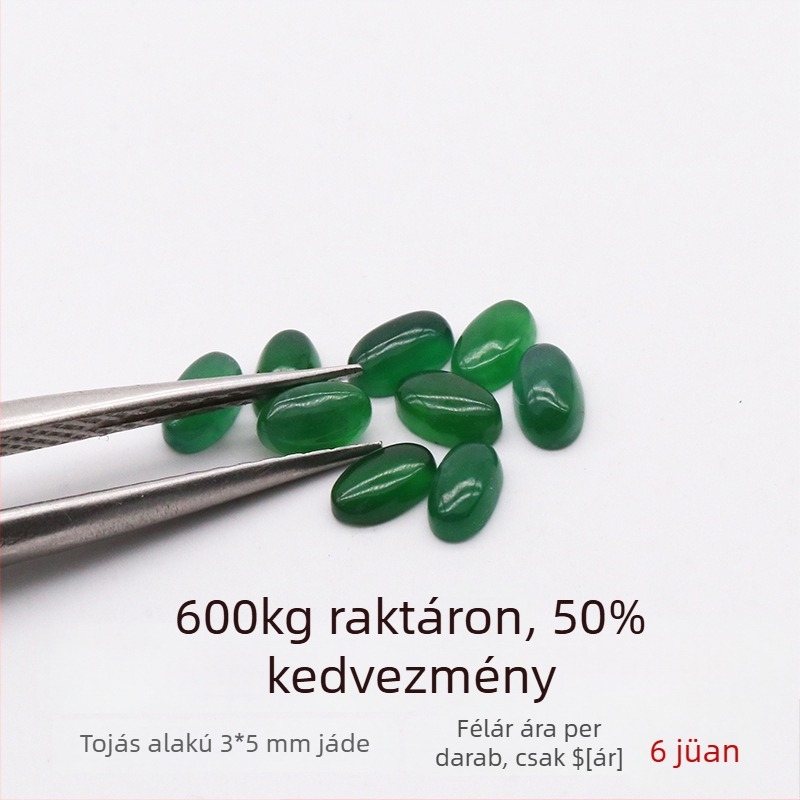 Természetes jadegyűrű, kerek kő, VS tisztaság, jade ásvány, új kínai stílus