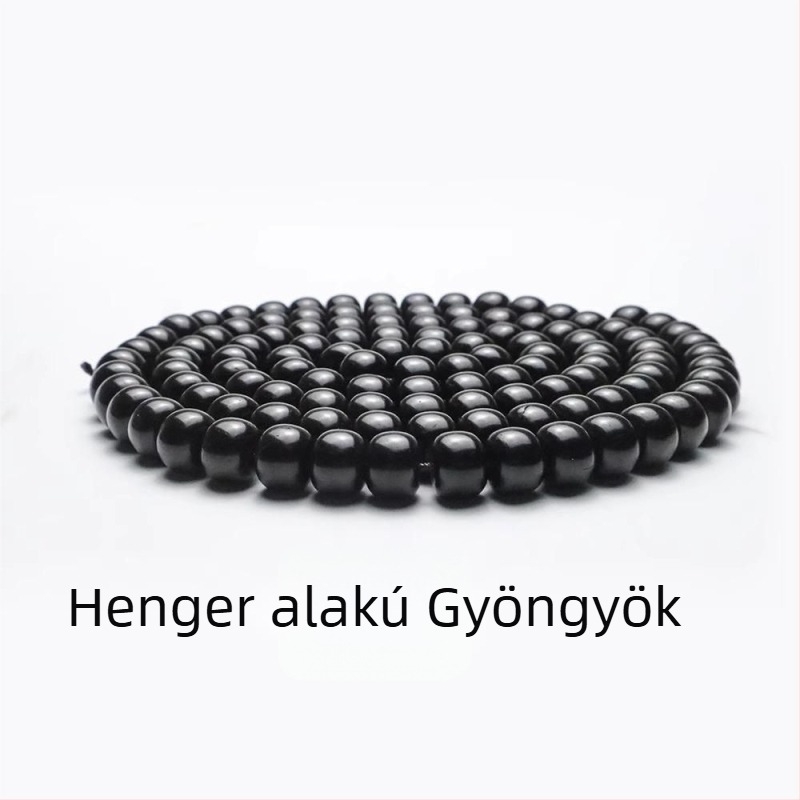 Kókuszhéjből készült karkötő, 108 gyöngy, természetes stílus, uniszex, lyukasztásos technika, Guangzhou eredetű