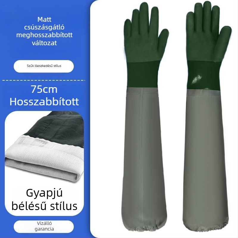 Hosszú ujjú méhészkesztyűk kiterjesztett és megerősített védelemmel a szúrások ellen, perforáció- és kopásálló, vízálló munkavédelmi kesztyűk
