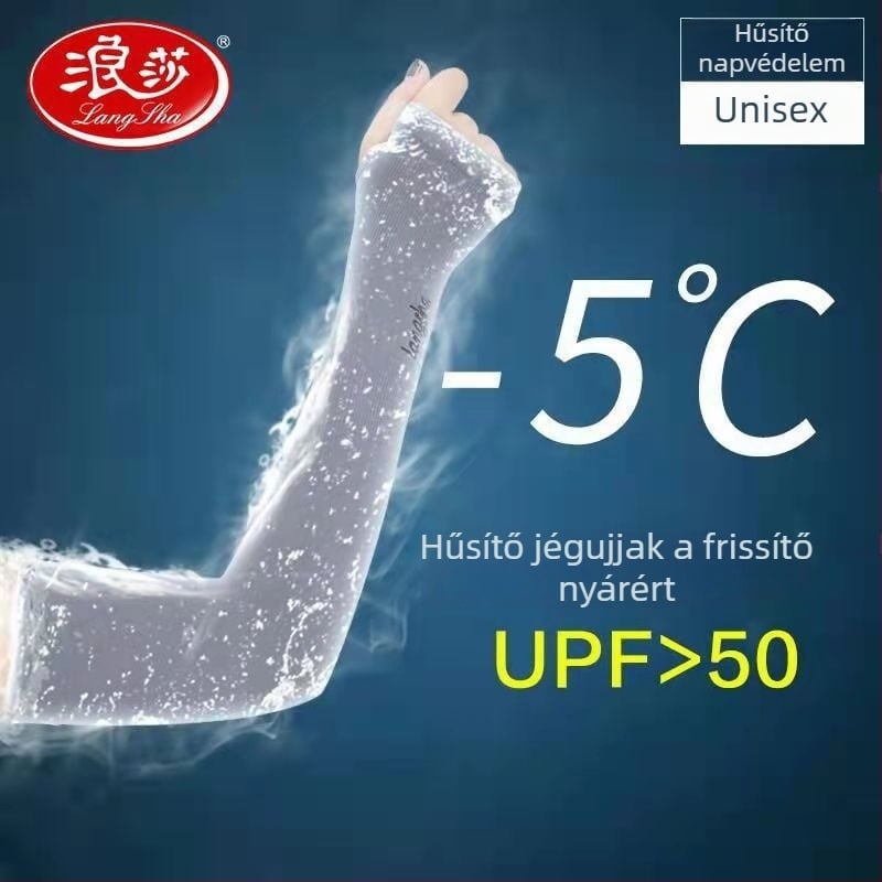 Langsha jégselyem karvédők UV-védelmet nyújtva, nyári hűsítő karvédők vezetéshez