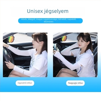 Langsha Ice Sleeve – uniszex napvédő karpánt, nylon 90%, 20–24 g vastagság, nyár 2024