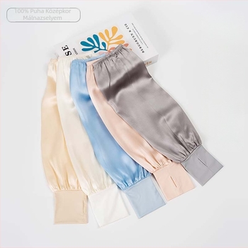 Mulberry Silk Oversleeve, 100% selyem, UV védelem, légáteresztő, kültéri sportokhoz és vezetéshez