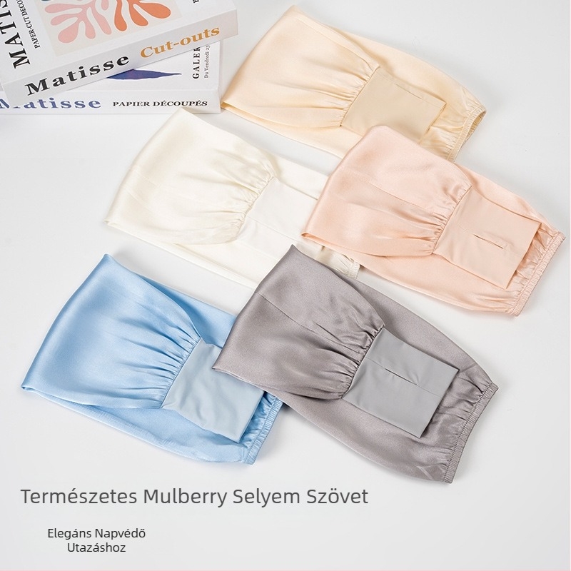 Mulberry Silk Oversleeve, 100% selyem, UV védelem, légáteresztő, kültéri sportokhoz és vezetéshez