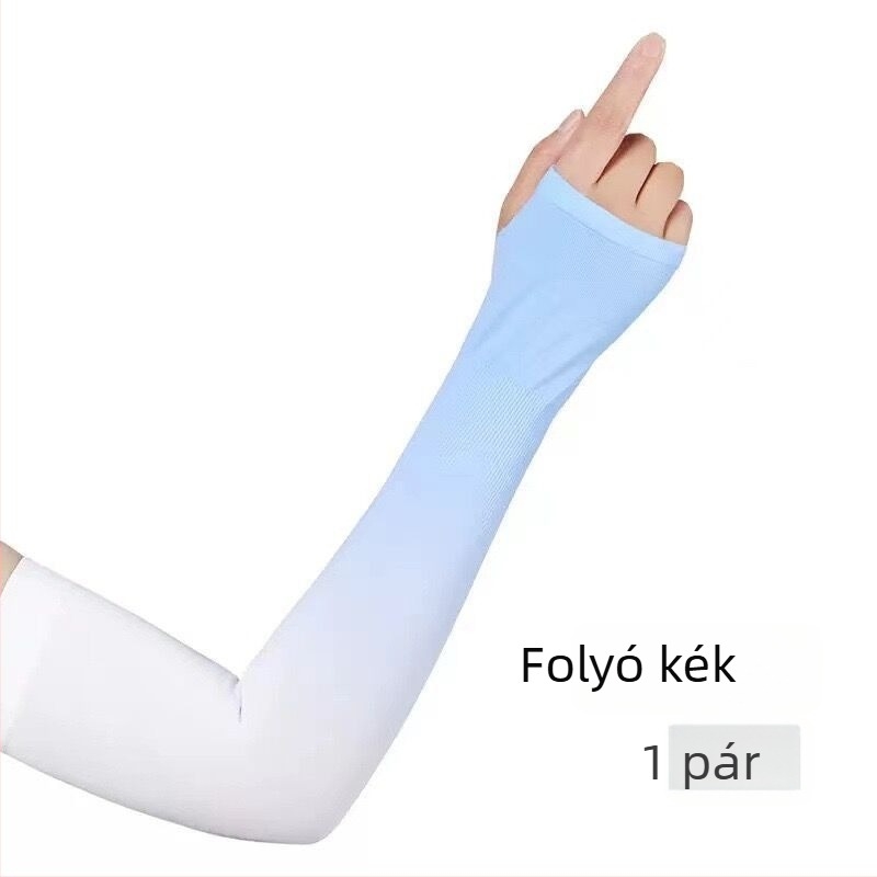 Gradient színű Ice Silk karvédők nőknek és férfiaknak – nyári UV védelem, szabadtéri kerékpározáshoz és vezetéshez