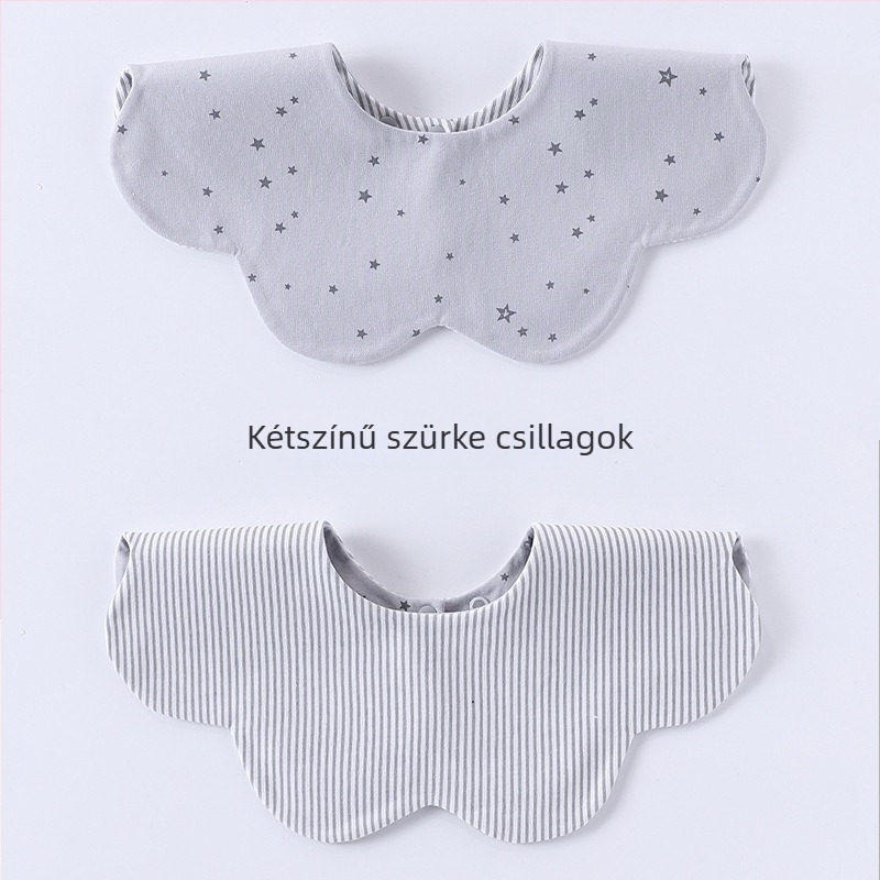 Koreai stílusú, kétszínű bébi etető kendő, pamut 95% feletti, anti-spit-up, uniszex, újszülötteknek, őszi-téli