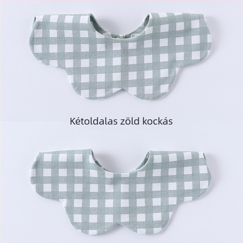 Koreai stílusú, kétszínű bébi etető kendő, pamut 95% feletti, anti-spit-up, uniszex, újszülötteknek, őszi-téli