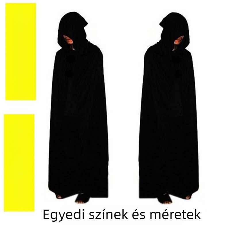 Uniszex kötött kapucnis köpeny – Halál Köpeny, minden évszakra, Zhejiang 1010