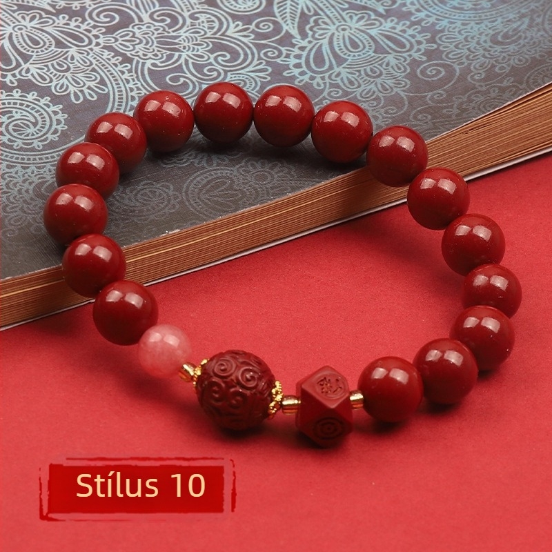 Cinnabar karkötő – természetes, uniszex, kör alakú, polírozott, testreszabható