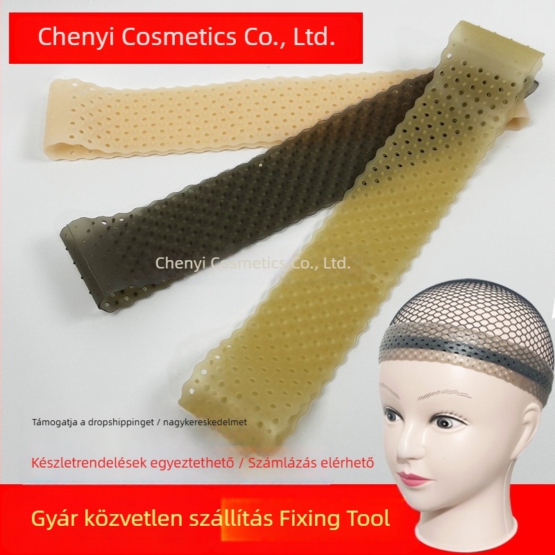 Szilikon hajpánt parókához, csúszásmentes és leesés elleni, modell XX-032, márka 8090