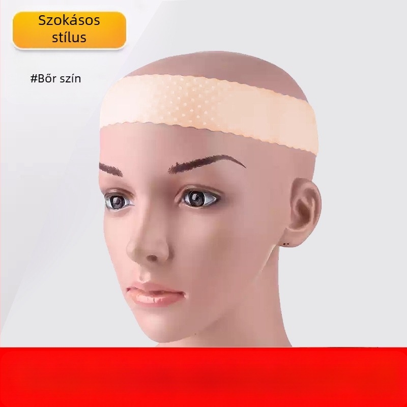 Szilikon hajpánt parókához, csúszásmentes és leesés elleni, modell XX-032, márka 8090